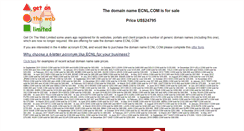 Desktop Screenshot of ecnl.com