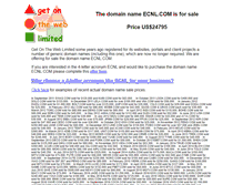 Tablet Screenshot of ecnl.com